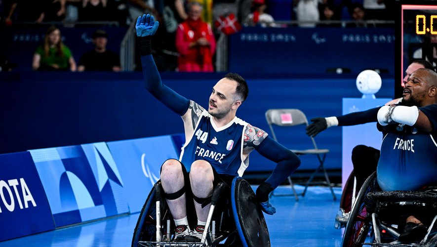 L’équipe de France de rugby fauteuil